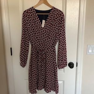 Banana Republic faux wrap dress NWT